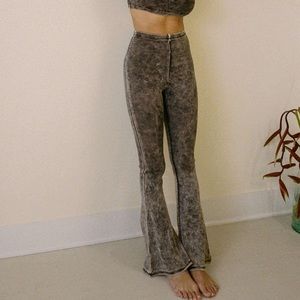 Urban Outfitters Acid-Wash Brown Boot Cut Pants